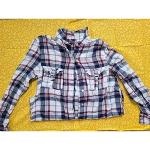 Plaid Cardigan Size S (Charlotte Russe)